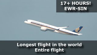 Longest Flight In the World Singapore Airlines New York to Singapore | 17 HOURS!