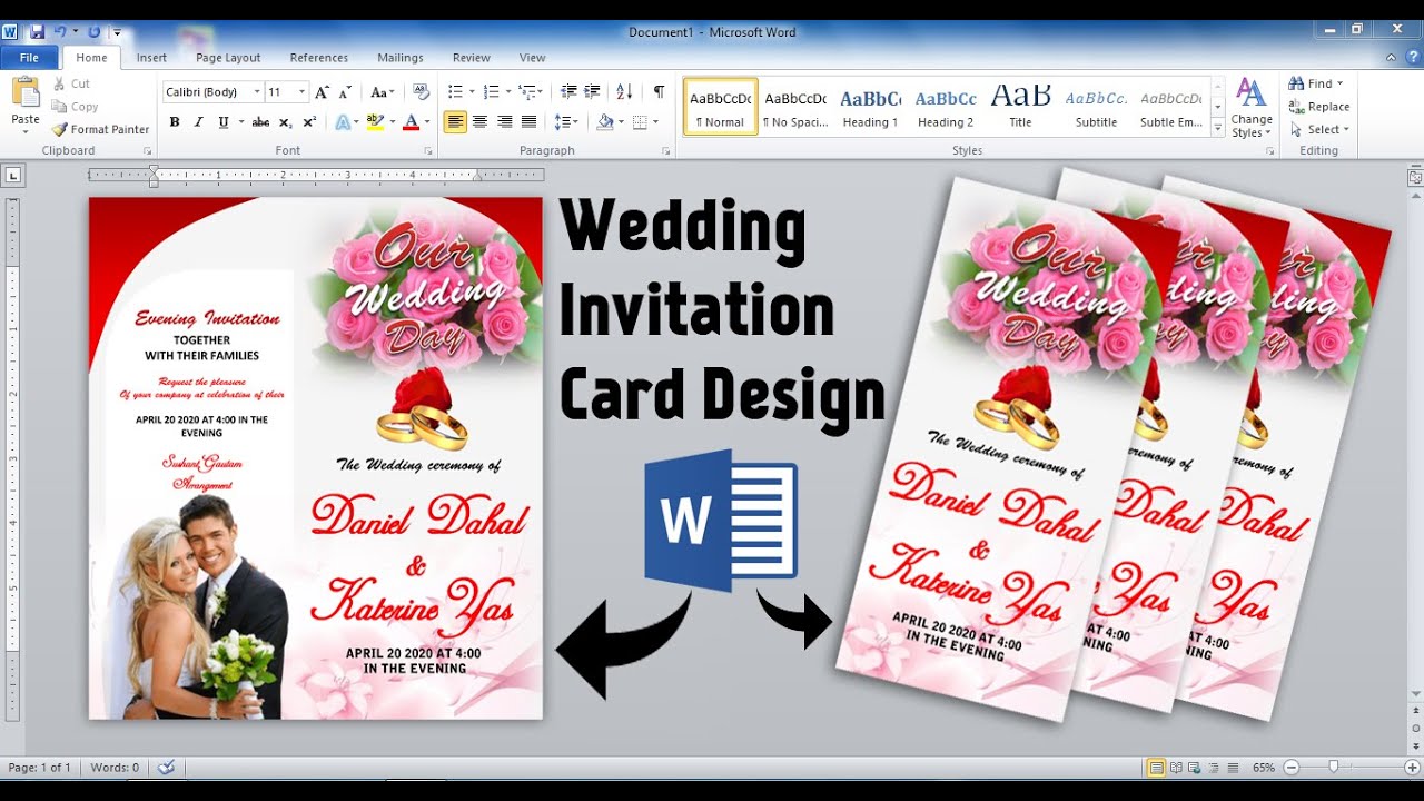 ms-word-tutorial-how-to-make-wedding-invitation-card-design-in-ms