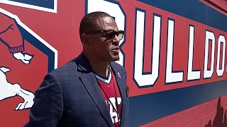 SC State head coach Chennis Berry following Spring Game