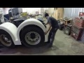 Talladega Fiberglass installation of Peterbilt Air Leaf and old style Low air Leaf Pt 3