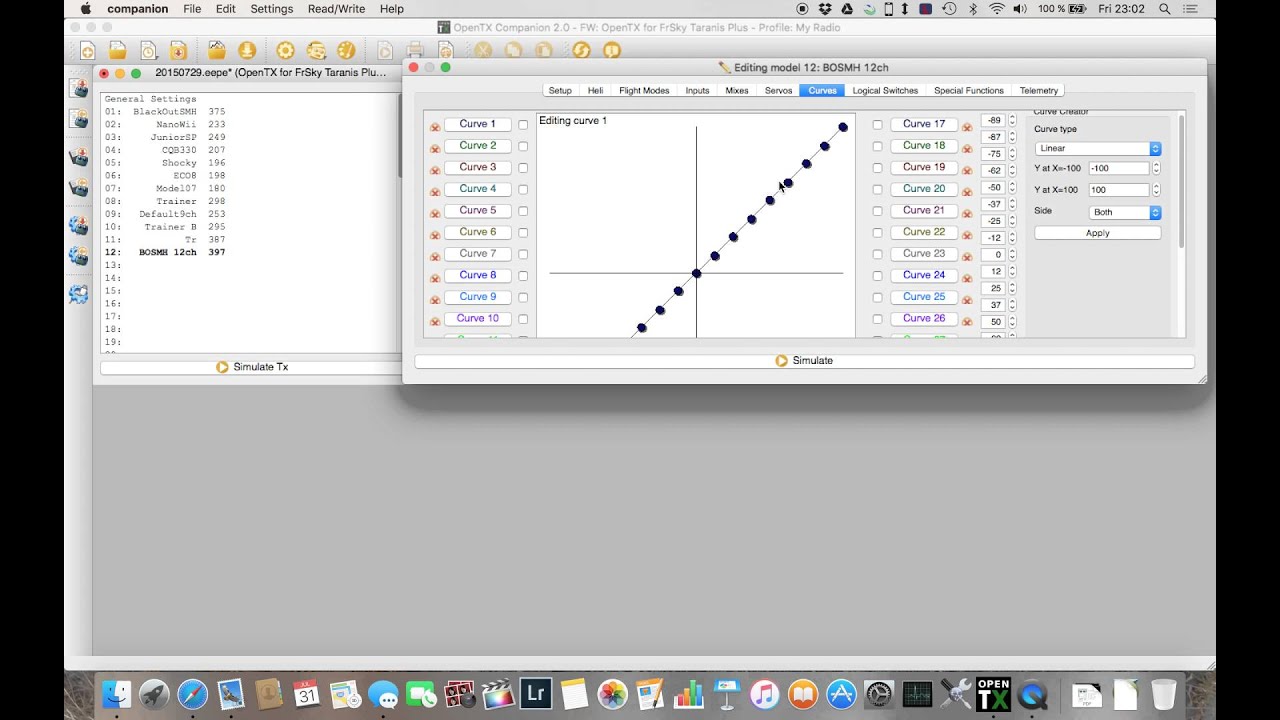 HowTo workaround Throttle Cut / Hold / Motor Stop // OpenTx Companion