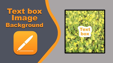 How to insert background image to text box in apple pages for iCloud
