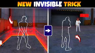 Invisible Trick......! How To Invisible In Free Fire | New Update