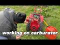 Will It Run? Troy-Bilt Rototiller Carburetor Clean After a Year Outside