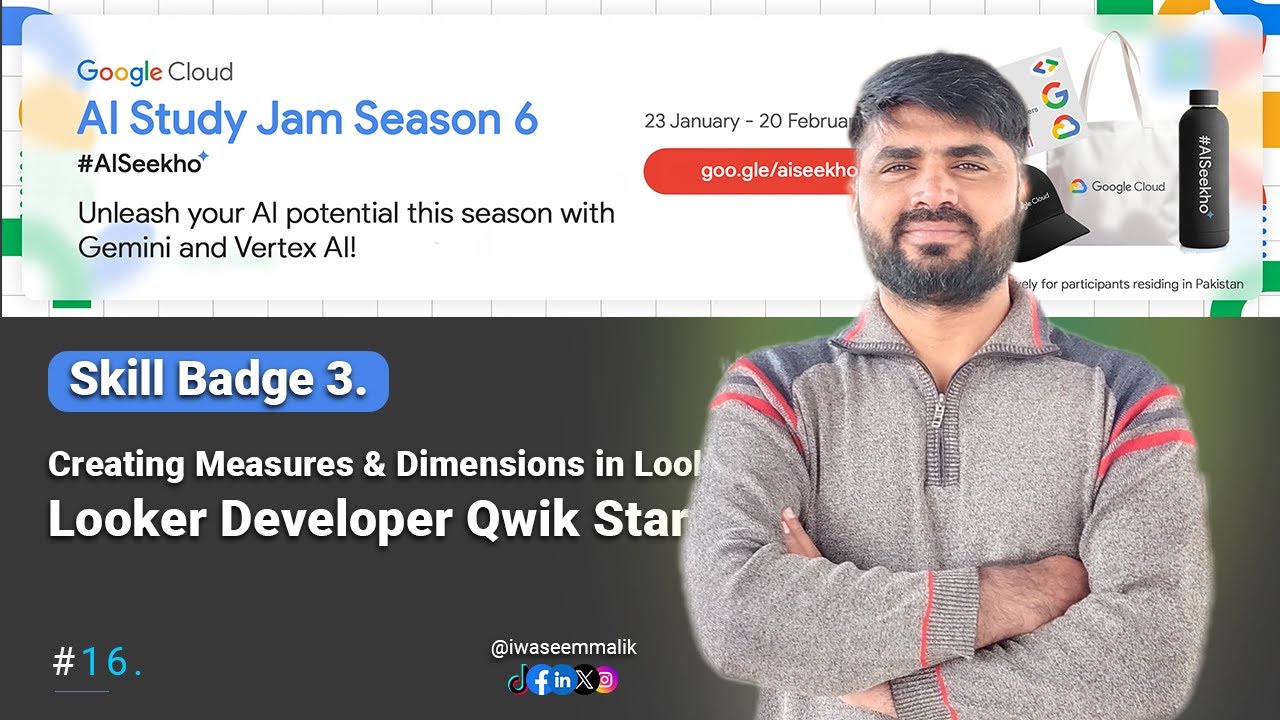 16 - Creating Measures & Dimensions in LookML | Looker Developer Qwik ...