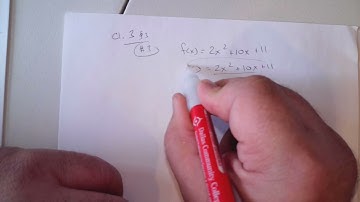 MATH 1314   SOLUTIONS VIDEO   CH 3 SEC 3   ANALYZING GRAPHS OF EQUATIONS