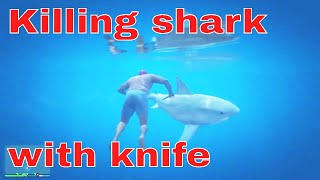 How to kill sharks in GTA 5. Shark Hunting. Michael, Trevor and Franklin vs Shark. Episode 3