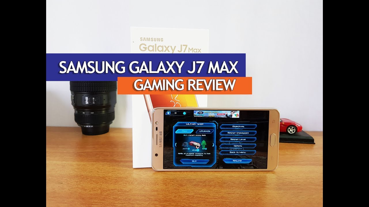 Samsung Galaxy J7 Max Gaming Review with Heating Test - YouTube