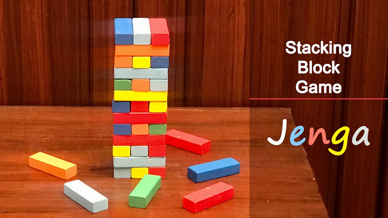 Stacking block game jenga Malayalam YouTube