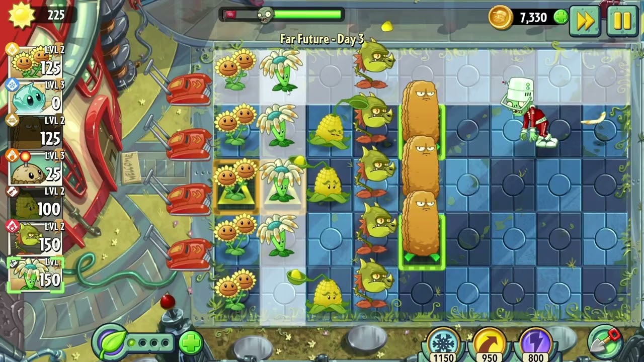Plants VS Zombies 2 - Far Future (Day 3)