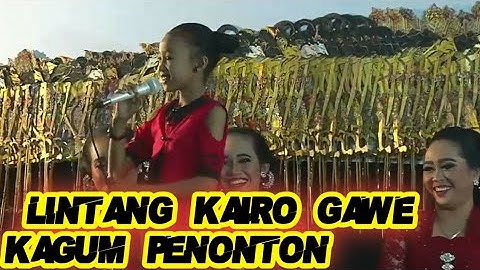 Panggung e pak Seno di gawe heboh sinden cilik lintang Kairo