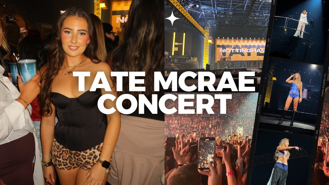 COME WITH ME TO A TATE MCRAE CONCERT! | Miss Possessive Tour 2025🐆🖤