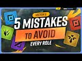 Hectors 5 low elo mistakes to avoid for every role  league of legends