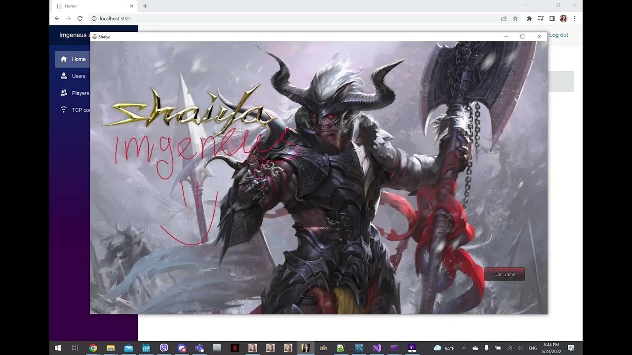 Shaiya Imgeneus: admin panel