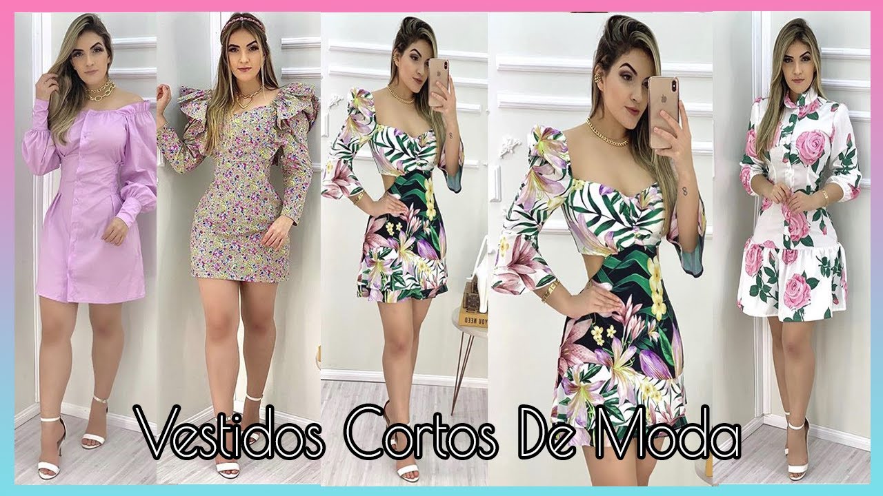 HERMOSOS VESTIDOS CORTOS DE MODA Y TENDENCIA PARA CUALQUIER