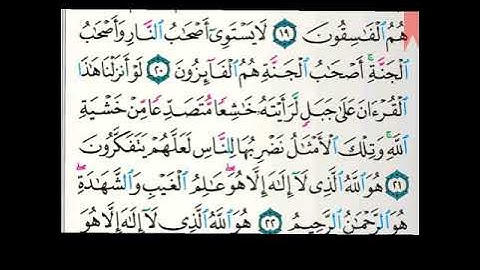 تلاوة هادئة أواخر سورة الحشر القارئ مأمون أسعد