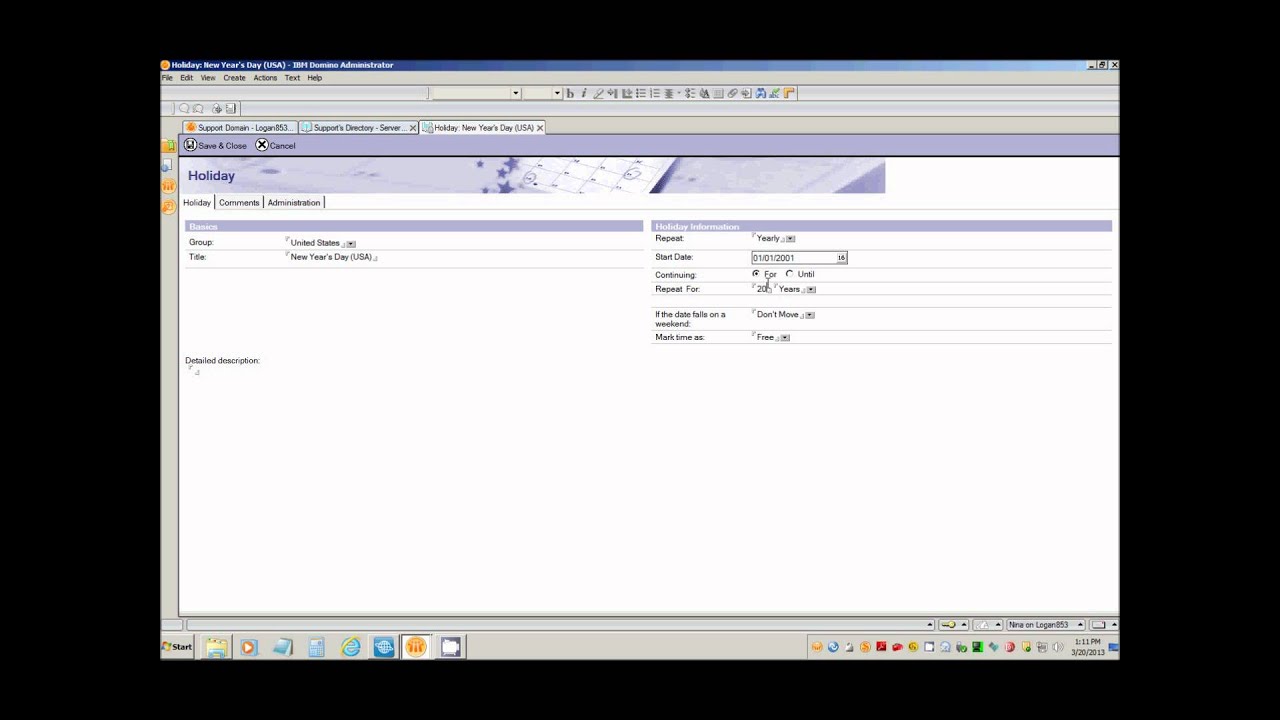importing-holidays-in-lotus-notes-youtube
