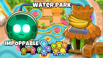 Water Park [Impoppable] [🚫 Monkey Knowledge] Walkthrough/Guide | Bloons TD6