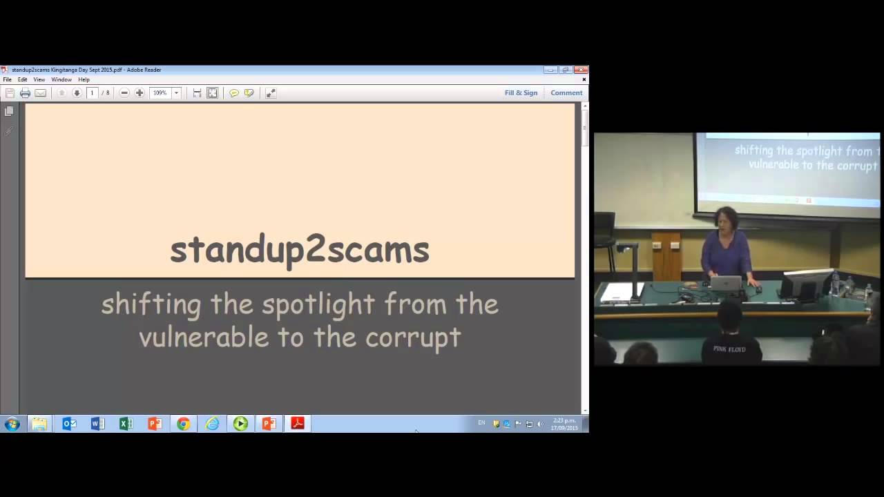 Kīngitanga Day 2015 - Stand Up 2 Scams: Cybersecurity in the Modern Age