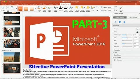 How To Create Effective Presentation in MS PowerPoint ॥ PowerPoint 2016 Part - 3 ॥ APLL PVT. LTD.