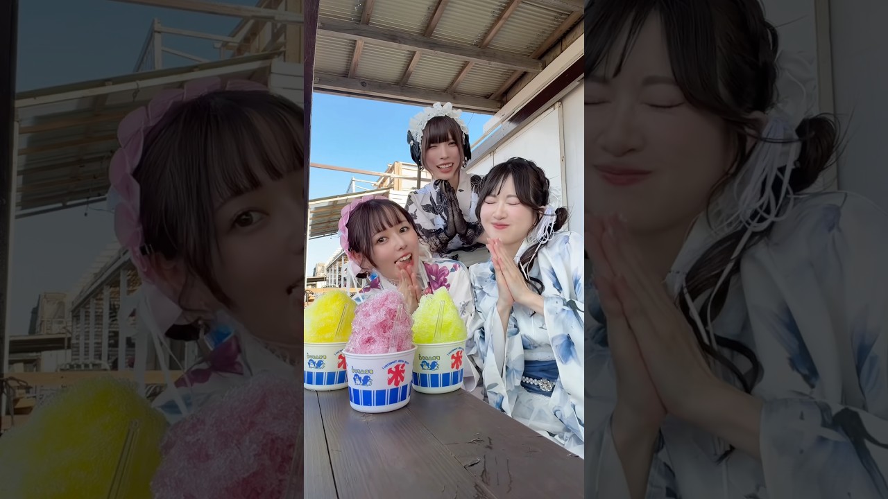 【かき氷食べながら】メジャーデビュー曲を神綺杏菜ちゃんと踊ってみた【めちゃヤバッ！？バリ溶けかき氷⤴︎⤴︎】