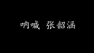 呐喊 张韶涵(歌词版) 