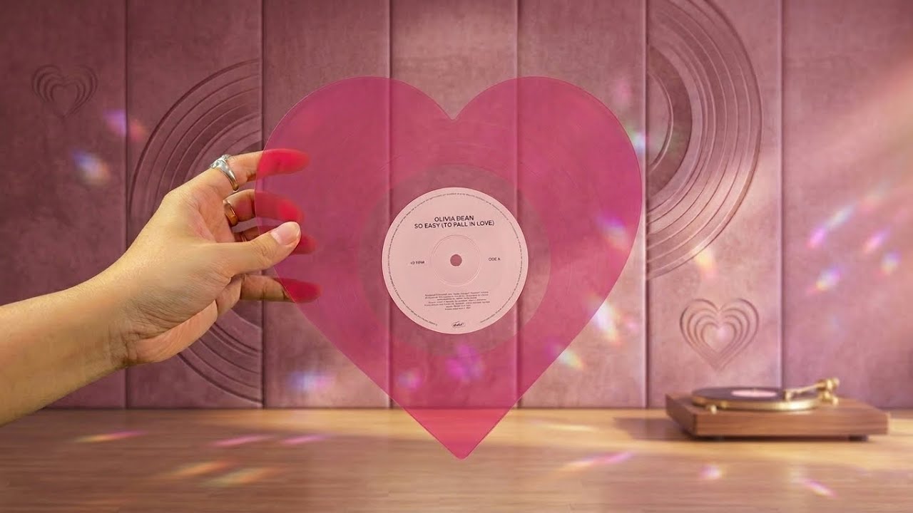 Olivia Dean - So Easy (To Fall In Love) Heart Shaped Translucent