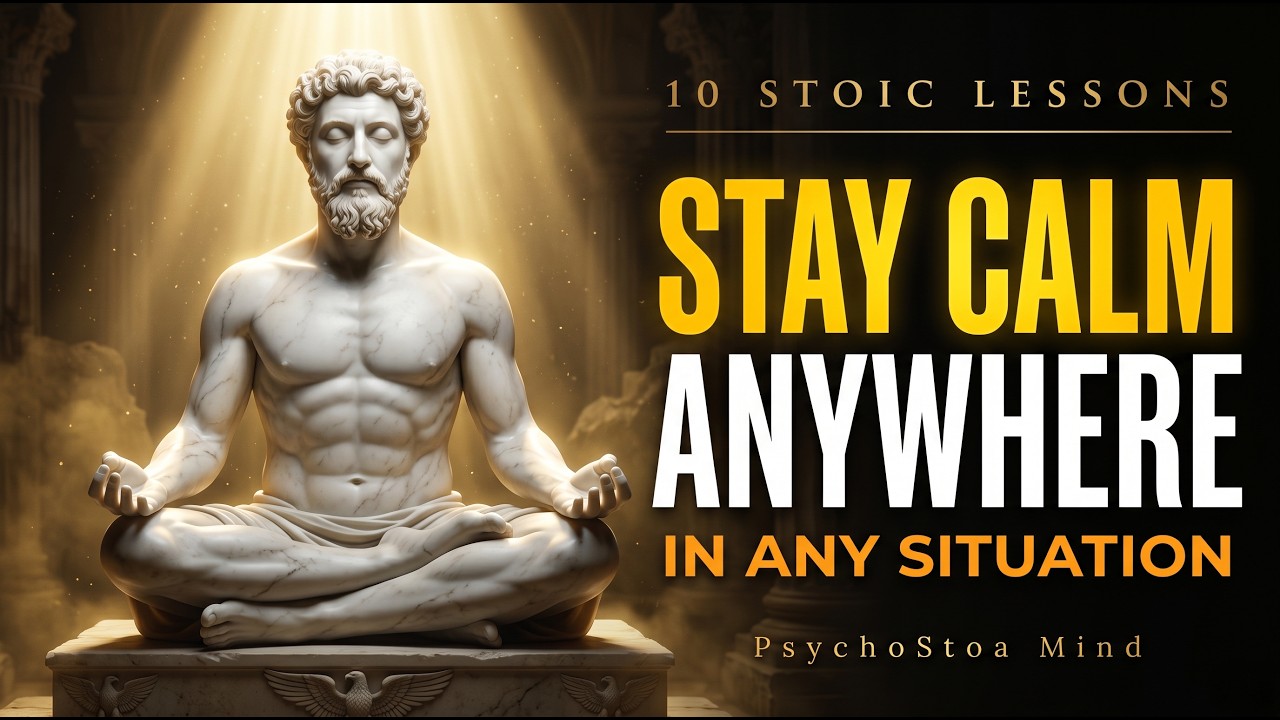 10 Stoic Lessons to Stay Calm in Any Situation | Stoic Philosophy - YouTube