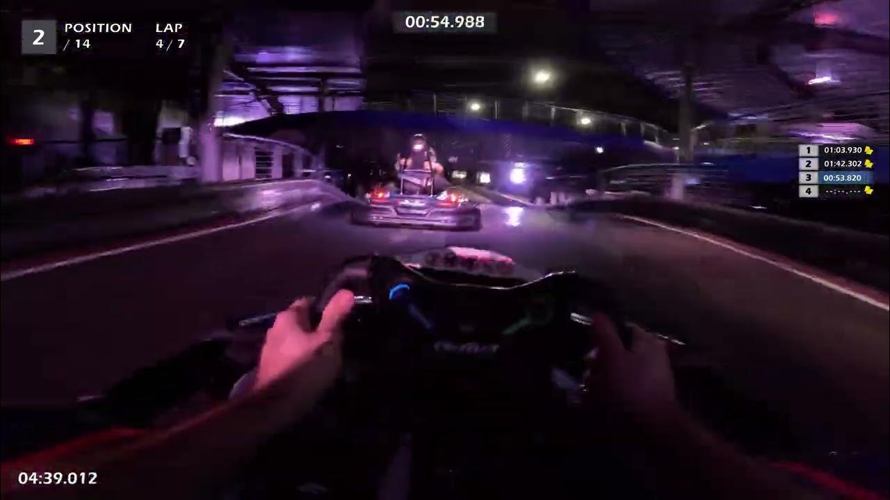 GT7 inspired HUD! GoPro 4K30 POV Go Kart Racing Track 2 Supercharged