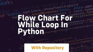 flow chart for while loop in python