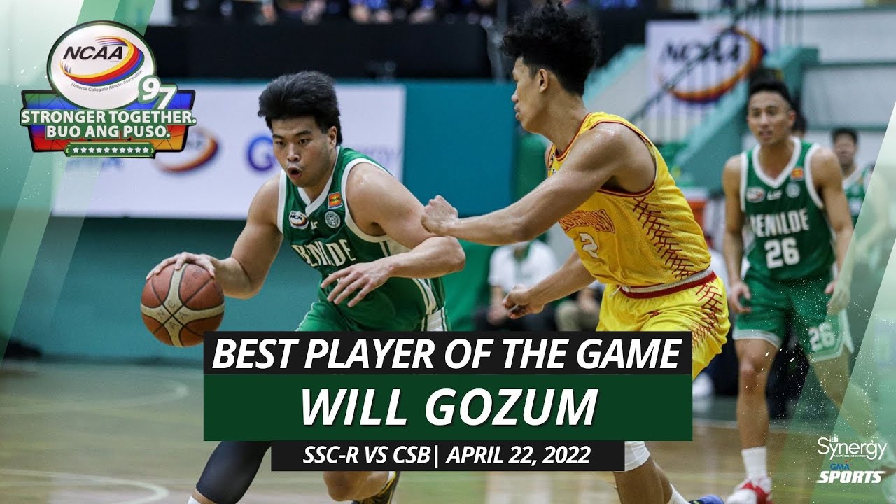 BEST PLAYER OF THE GAME: Will Gozum | CSB Blazers vs SSC-R Stags | April 22, 2022 | NCAA Season 97
