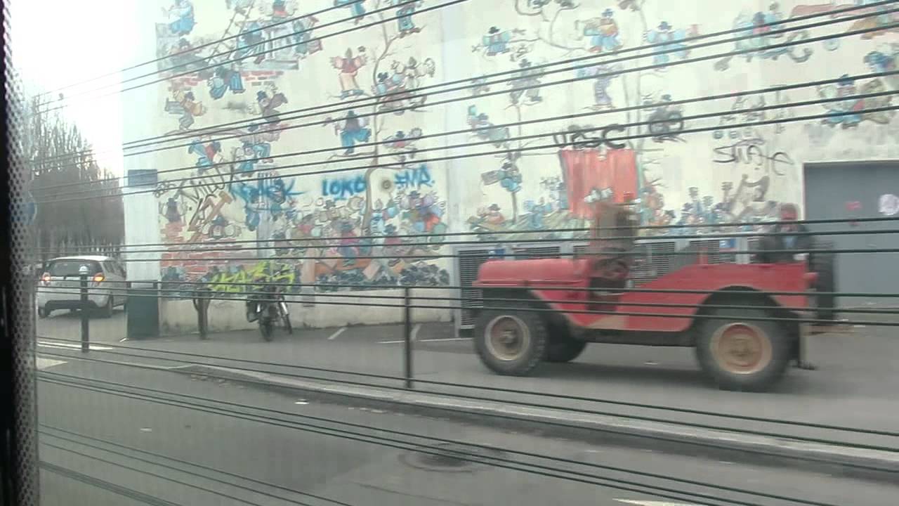 A bord du Bombardier AdTranz Incentro n°352 sur la ligne 1 du réseau TAN de Nantes.