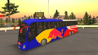 New Redbull skin for Volvo 9800 - Bus Simulator Ultimate Gameplay screenshot 1