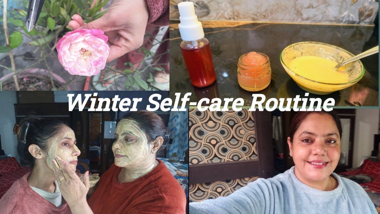 Calm Winter Day Routine | DIY Rose Water Moisturizer & Home Care Vlog