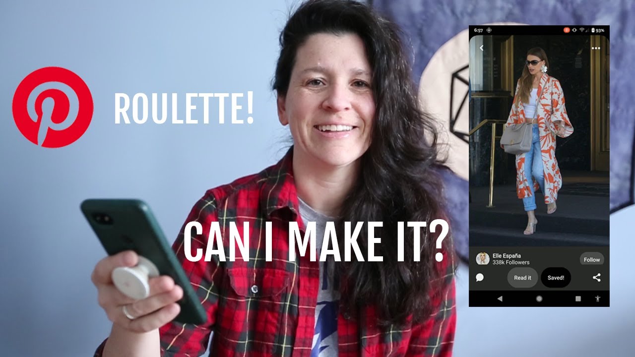 Making a Kimono Robe From a $3 Thrifted Curtain || PINTEREST ROULETTE!