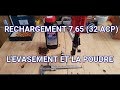 Rechargement 765 browning 32 acp levasement et la poudre