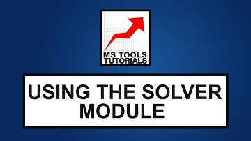 Excel Tutorial For Beginners - Using The Solver Function (Part 2) | MS Tools Tutorials
