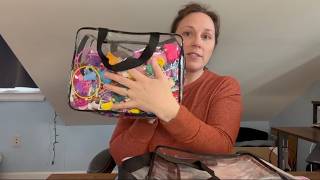 Check out these clear storage bags