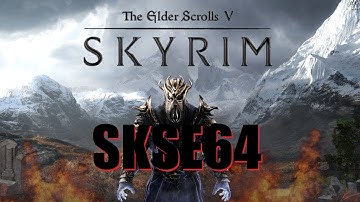 How to install skse64  2.0.16 (skyrim special edition script extender) Nov. 2019