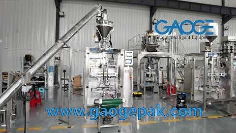 Vertical Form Fill & Seal Machine With Auger Filler for Powder