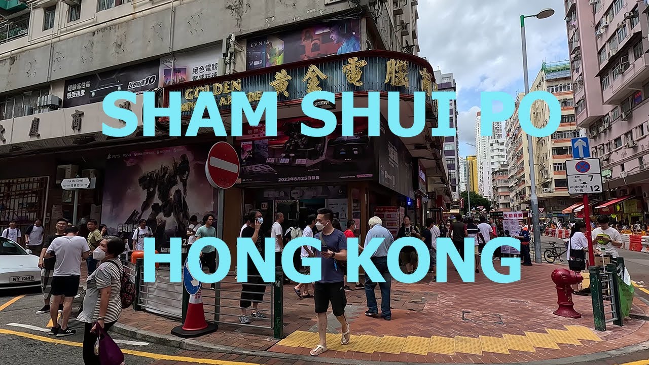 SHAM SHUI PO WALKING TOUR - KOWLOON, HONG KONG STREET TOUR - AUGUST 2023 [4K TOUR]