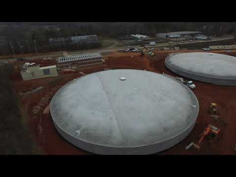Progress Flyover of the City of Shelby Water Treatment Plant (1/23/2020)