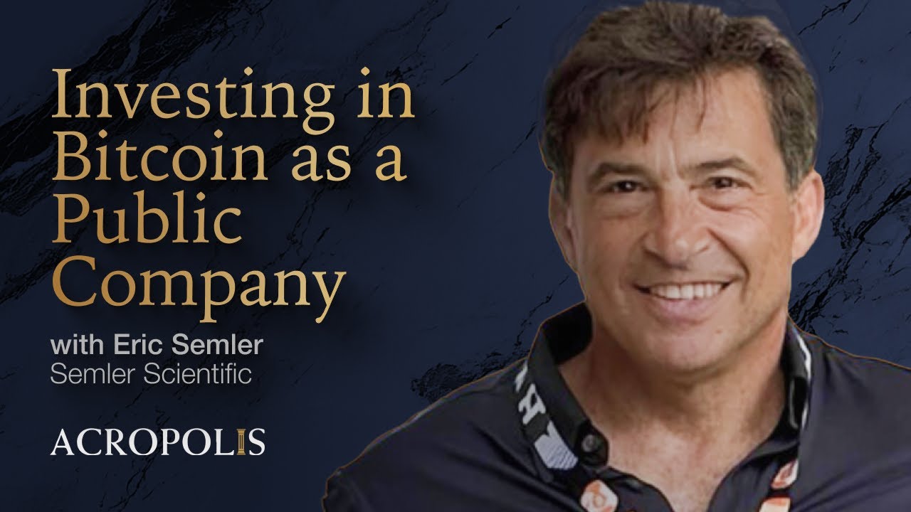 Investing in Bitcoin as a Public Company with Eric Semler of Semler Scientific — New Foundations E8