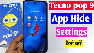 Tecno pop 9 app hide setting | techno pop 9 me app hide kaise kare, how to hide apps in tecno pop 9