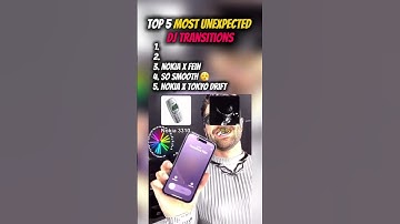 TOP 5 MOST UNEXPECTED DJ TRANSITIONS