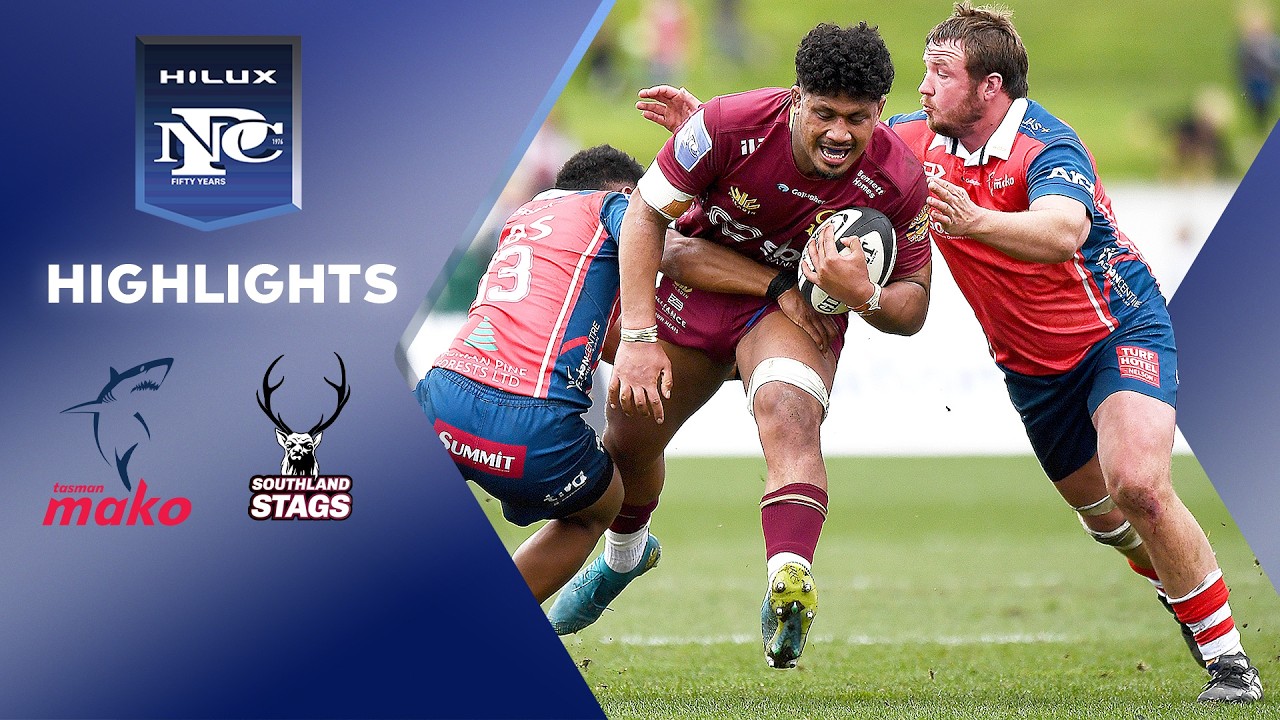 HIGHLIGHTS | Tasman vs Southland | Hilux NPC | Round 4 | Sky Sport NZ