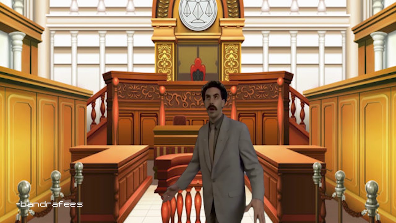 Borat goes to Japanifornia - Ace Attorney