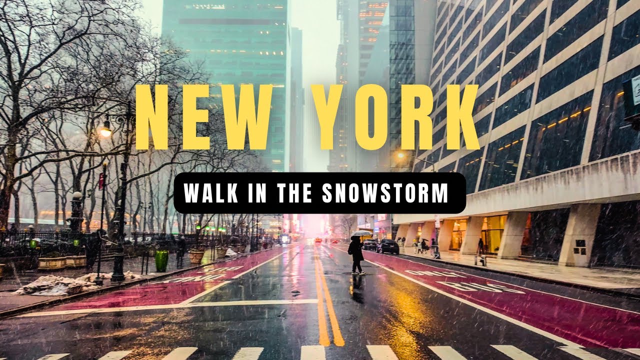 Blizzard Walk in New Yok City | The Second Biggest Snow Storm of 2026