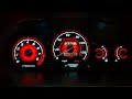 96 - 00 Honda Civic EX EL Glow Gauges Installation and Demo Radiant Red