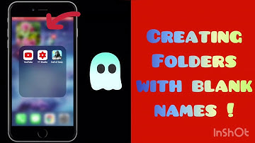 How To Make Blank Folder Names In iOS 14 on iPhone, iPad or iPod Touch.